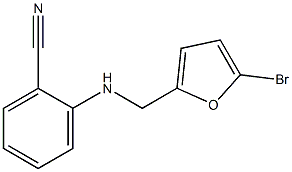 2-{[(5-bromofuran-2-yl)methyl]amino}benzonitrile Structure