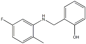 2-{[(5-fluoro-2-methylphenyl)amino]methyl}phenol Structure