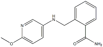 2-{[(6-methoxypyridin-3-yl)amino]methyl}benzamide Structure