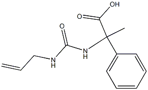 2-{[(allylamino)carbonyl]amino}-2-phenylpropanoic acid Structure