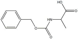 2-{[(benzyloxy)carbonyl]amino}propanoic acid 구조식 이미지