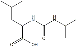 2-{[(isopropylamino)carbonyl]amino}-4-methylpentanoic acid 구조식 이미지