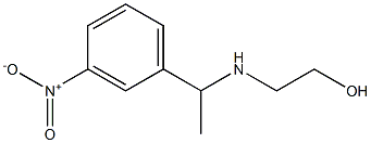 2-{[1-(3-nitrophenyl)ethyl]amino}ethan-1-ol 구조식 이미지