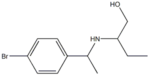 2-{[1-(4-bromophenyl)ethyl]amino}butan-1-ol Structure