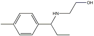 2-{[1-(4-methylphenyl)propyl]amino}ethan-1-ol Structure