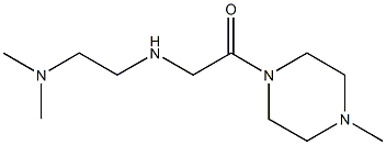 2-{[2-(dimethylamino)ethyl]amino}-1-(4-methylpiperazin-1-yl)ethan-1-one Structure