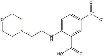 2-{[2-(morpholin-4-yl)ethyl]amino}-5-nitrobenzoic acid Structure