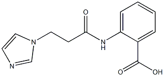 2-{[3-(1H-imidazol-1-yl)propanoyl]amino}benzoic acid Structure
