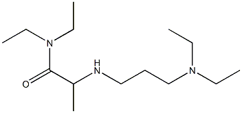 2-{[3-(diethylamino)propyl]amino}-N,N-diethylpropanamide Structure