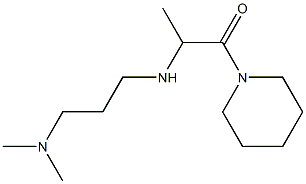 2-{[3-(dimethylamino)propyl]amino}-1-(piperidin-1-yl)propan-1-one Structure