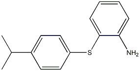 2-{[4-(propan-2-yl)phenyl]sulfanyl}aniline 구조식 이미지