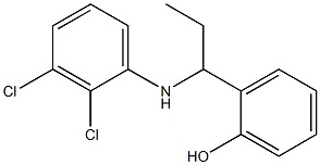 2-{1-[(2,3-dichlorophenyl)amino]propyl}phenol Structure