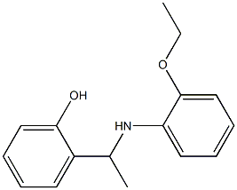 2-{1-[(2-ethoxyphenyl)amino]ethyl}phenol Structure