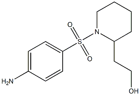 2-{1-[(4-aminophenyl)sulfonyl]piperidin-2-yl}ethanol 구조식 이미지