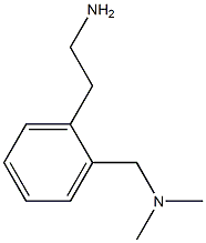 2-{2-[(dimethylamino)methyl]phenyl}ethan-1-amine 구조식 이미지