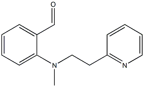 2-{methyl[2-(pyridin-2-yl)ethyl]amino}benzaldehyde Structure