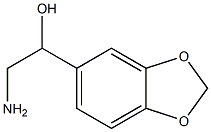 2-amino-1-(1,3-benzodioxol-5-yl)ethanol Structure