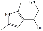 2-amino-1-(2,5-dimethyl-1H-pyrrol-3-yl)ethanol Structure