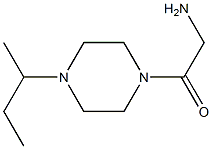 2-amino-1-[4-(butan-2-yl)piperazin-1-yl]ethan-1-one Structure