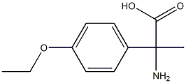 2-amino-2-(4-ethoxyphenyl)propanoic acid 구조식 이미지