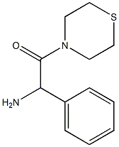 2-amino-2-phenyl-1-(thiomorpholin-4-yl)ethan-1-one Structure