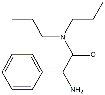 2-amino-2-phenyl-N,N-dipropylacetamide Structure