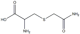 2-amino-3-[(2-amino-2-oxoethyl)thio]propanoic acid 구조식 이미지