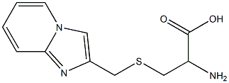 2-amino-3-[(imidazo[1,2-a]pyridin-2-ylmethyl)thio]propanoic acid 구조식 이미지