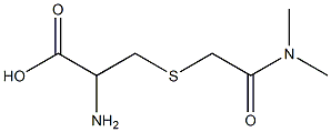 2-amino-3-{[2-(dimethylamino)-2-oxoethyl]thio}propanoic acid 구조식 이미지