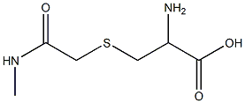 2-amino-3-{[2-(methylamino)-2-oxoethyl]thio}propanoic acid Structure