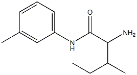 2-amino-3-methyl-N-(3-methylphenyl)pentanamide 구조식 이미지