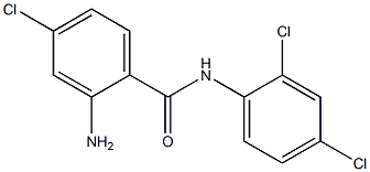 2-amino-4-chloro-N-(2,4-dichlorophenyl)benzamide 구조식 이미지