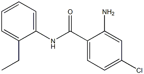 2-amino-4-chloro-N-(2-ethylphenyl)benzamide Structure