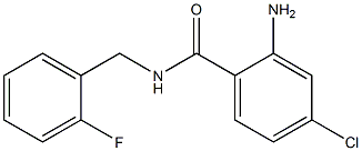 2-amino-4-chloro-N-(2-fluorobenzyl)benzamide 구조식 이미지