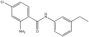 2-amino-4-chloro-N-(3-ethylphenyl)benzamide Structure