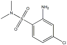 2-amino-4-chloro-N,N-dimethylbenzene-1-sulfonamide 구조식 이미지
