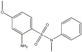2-amino-4-methoxy-N-methyl-N-phenylbenzene-1-sulfonamide 구조식 이미지