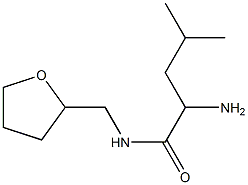 2-amino-4-methyl-N-(tetrahydrofuran-2-ylmethyl)pentanamide Structure