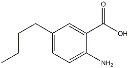 2-amino-5-butylbenzoic acid Structure