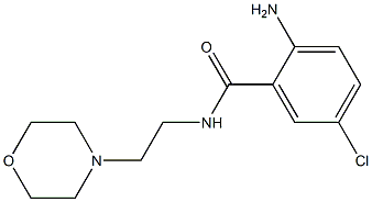 2-amino-5-chloro-N-(2-morpholin-4-ylethyl)benzamide 구조식 이미지