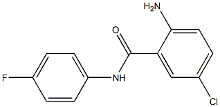 2-amino-5-chloro-N-(4-fluorophenyl)benzamide 구조식 이미지