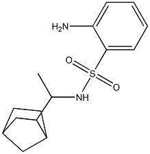 2-amino-N-(1-{bicyclo[2.2.1]heptan-2-yl}ethyl)benzene-1-sulfonamide Structure