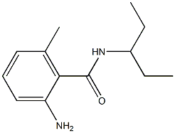 2-amino-N-(1-ethylpropyl)-6-methylbenzamide Structure