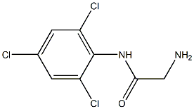 2-amino-N-(2,4,6-trichlorophenyl)acetamide Structure