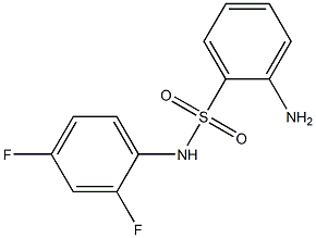 2-amino-N-(2,4-difluorophenyl)benzenesulfonamide Structure