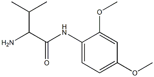 2-amino-N-(2,4-dimethoxyphenyl)-3-methylbutanamide 구조식 이미지