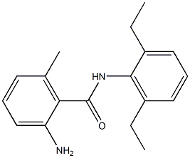 2-amino-N-(2,6-diethylphenyl)-6-methylbenzamide 구조식 이미지