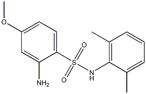 2-amino-N-(2,6-dimethylphenyl)-4-methoxybenzene-1-sulfonamide Structure