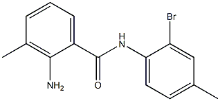 2-amino-N-(2-bromo-4-methylphenyl)-3-methylbenzamide 구조식 이미지