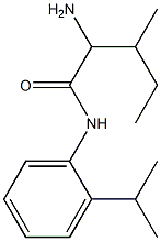 2-amino-N-(2-isopropylphenyl)-3-methylpentanamide Structure